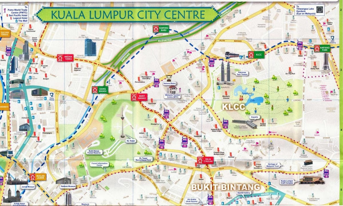 bukit bintang kuala lumpur hartë