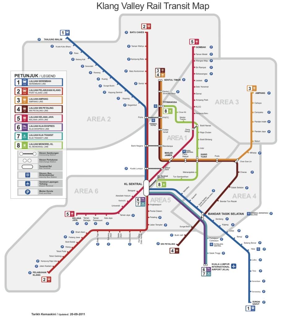 rapidkl lrt rrugë hartë