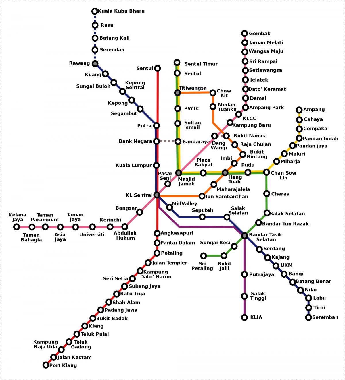 malajzi metro hartë