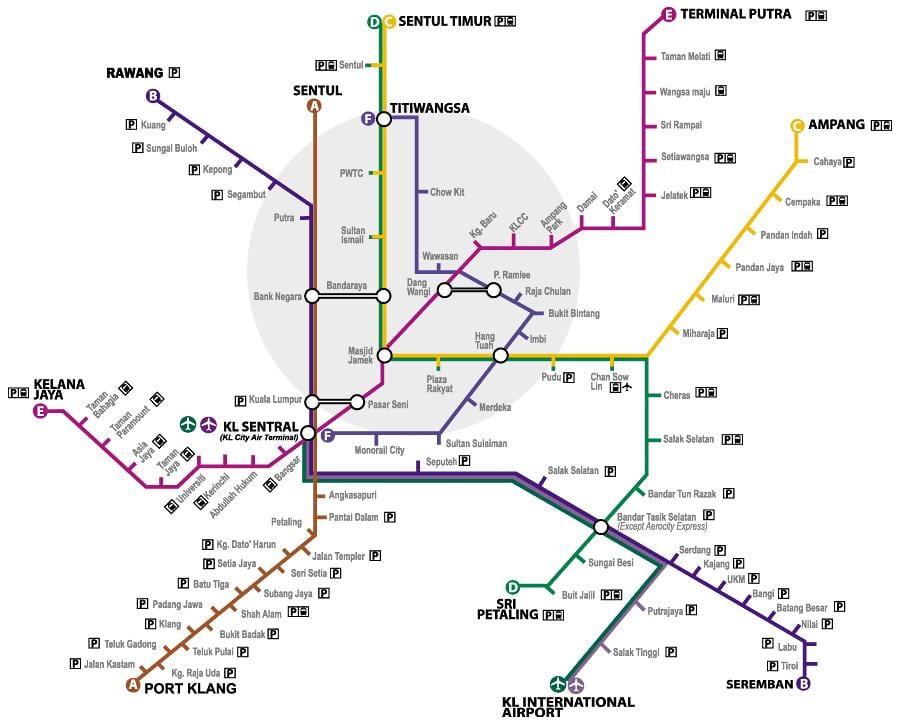 malajzi ri lrt rrugë hartë