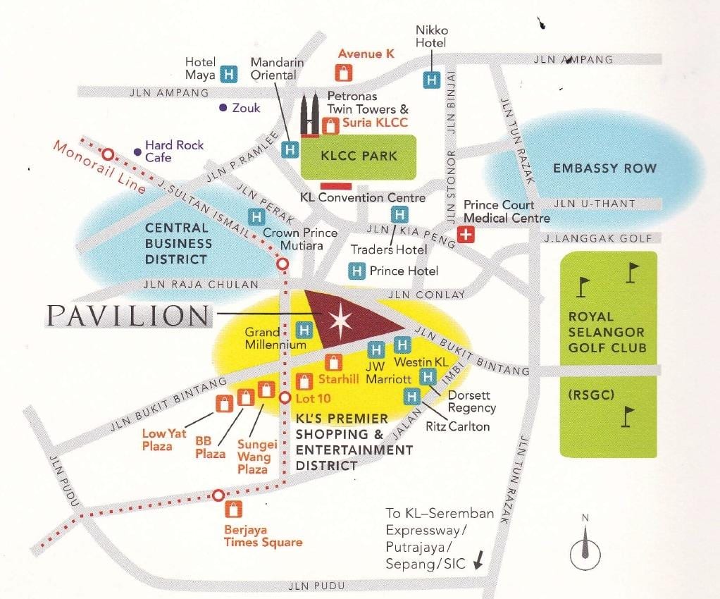 harta e pavijon mall kuala lumpur
