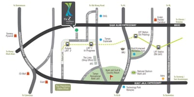 Harta e bukit jalil stadiumin