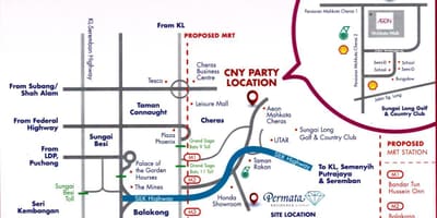 Cheras kuala lumpur hartë