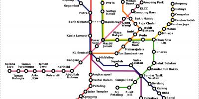Malajzi metro hartë