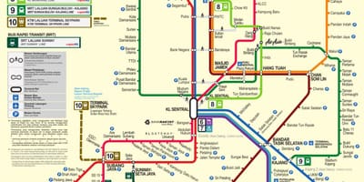 Kuala lumpur mrt hartë