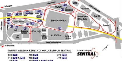 Sentral stacioni kuala lumpur hartë