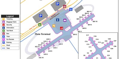 Kuala lumpur international airport terminal hartë