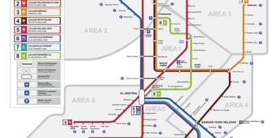 Harta e kuala lumpur aeroportin e trenit
