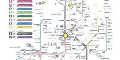 Kuala lumpur transit hekurudhor hartë